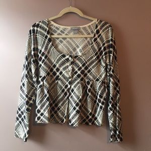 PRINTED CARDIGAN